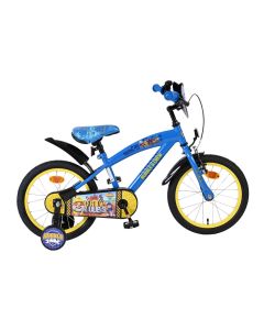 Volare Rubble & Crew kinderfiets 16 inch blauw zijaanzicht | Bikesland.nl