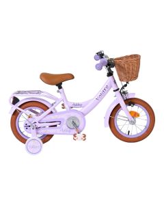 Volare Ashley kinderfiets 12 inch lila - complete fiets | Bikesland.nl
