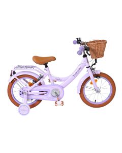 Volare Ashley kinderfiets 14 inch lila meisjesfiets | Bikesland.nl