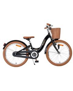 Volare Ashley Kinderfiets Meisjes 20 inch Zwart - Zijaanzicht | Bikesland.nl