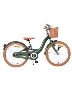 Volare Ashley Kinderfiets Meisjes 20 inch Groen - Zijaanzicht | Bikesland.nl