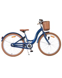 Volare Ashley Kinderfiets 24 inch Blauw Nexus 3 - Zijaanzicht | Bikesland.nl