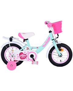 Volare Ashley 12 inch meisjesfiets groen - Overzicht met mandje | Bikesland.nl