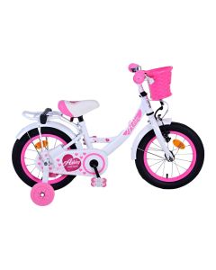 Volare Ashley 14 inch Kinderfiets wit voor meisjes - Overzichtsfoto | Bikesland.nl