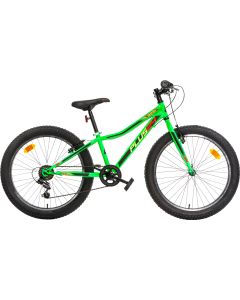 Aurelia Plus 24 inch kinderfiets groen met 6 versnellingen | Bikesland.nl