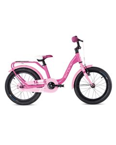 S’COOL niXe 16 inch Kinderfiets Pink/Baby Pink