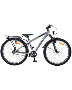 Volare Cross 24 inch kinderfiets jongens donkergrijs - zijaanzicht | Bikesland.nl