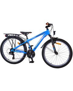 Volare Cross kinderfiets 24 inch blauw - complete overzichtsfoto | Bikesland.nl