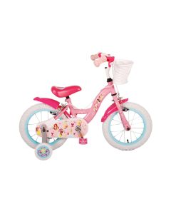 Disney Princess 14 inch Kinderfiets - Meisjes - Roze - Twee handremmen
