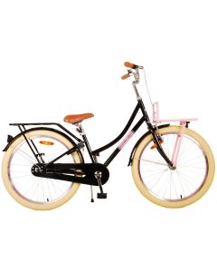 Volare Excellent Kinderfiets - Meisjes - 24 inch - Zwart - 3 versnellingen