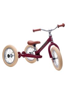 Trybike Steel 2-in-1 Vintage Driewieler Rood