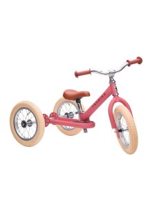 Trybike Steel 2-in-1 Vintage Driewieler Roze
