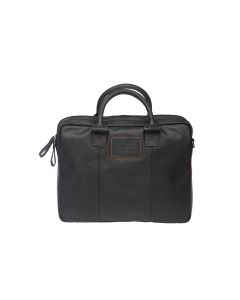 New Looxs schoudertas Santos leer zwart 13,5L