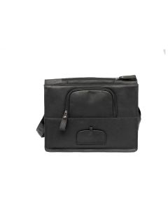 New Looxs laptoptas Fellini leer zwart 19L 15 inch