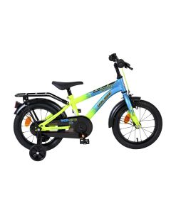 Volare Thombike Kinderfiets - Jongens - 14 inch - Blauw Geel