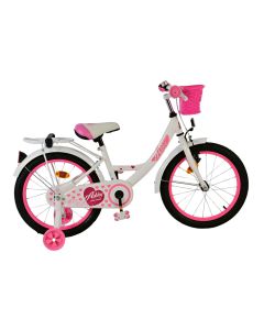 Volare Ashley Kinderfiets – Meisjes – 18 inch – Wit