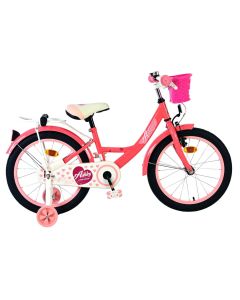 Volare Ashley Kinderfiets – Meisjes – 18 inch – Rood/Roze