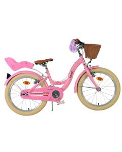 Volare Blossom Kinderfiets – Meisjes – 18 inch – Roze – 2 Handremmen