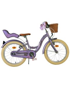 Volare Blossom Kinderfiets – Meisjes – 18 inch – Paars – 2 Handremmen