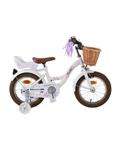 Volare Blossom Kinderfiets - Meisjes - 14 inch - Wit
