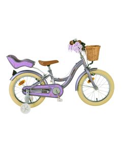 Volare Blossom Kinderfiets - Meisjes - 16 inch - Paars - Twee Handremmen