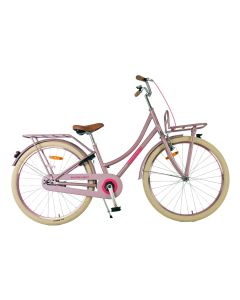Volare Excellent 26 inch Meisjesfiets Mat Roze - Complete schoolfiets | Bikesland.nl