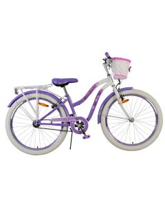 Volare Lovely Kinderfiets – Meisjes – 24 inch – Paars – Twee handremmen