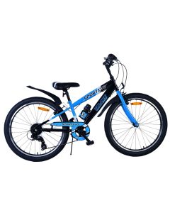 Volare Sportivo Kinderfiets - Jongens - 24 inch - 7 Speed - Blauw Zwart