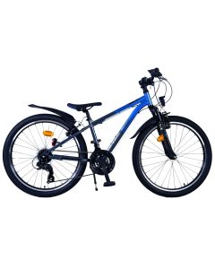 Volare XC Race 24 inch kinderfiets blauw grijs - complete fiets | Bikesland.nl